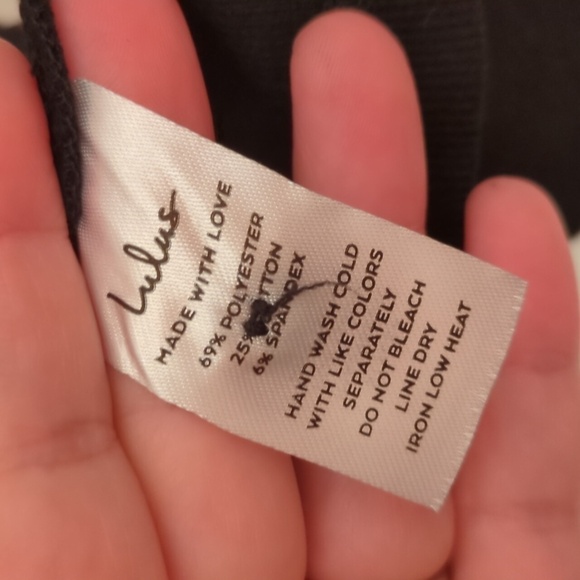 Lulus A Little Prep Black Button up ribbed Bodycon mini dress - Picture 9 of 12